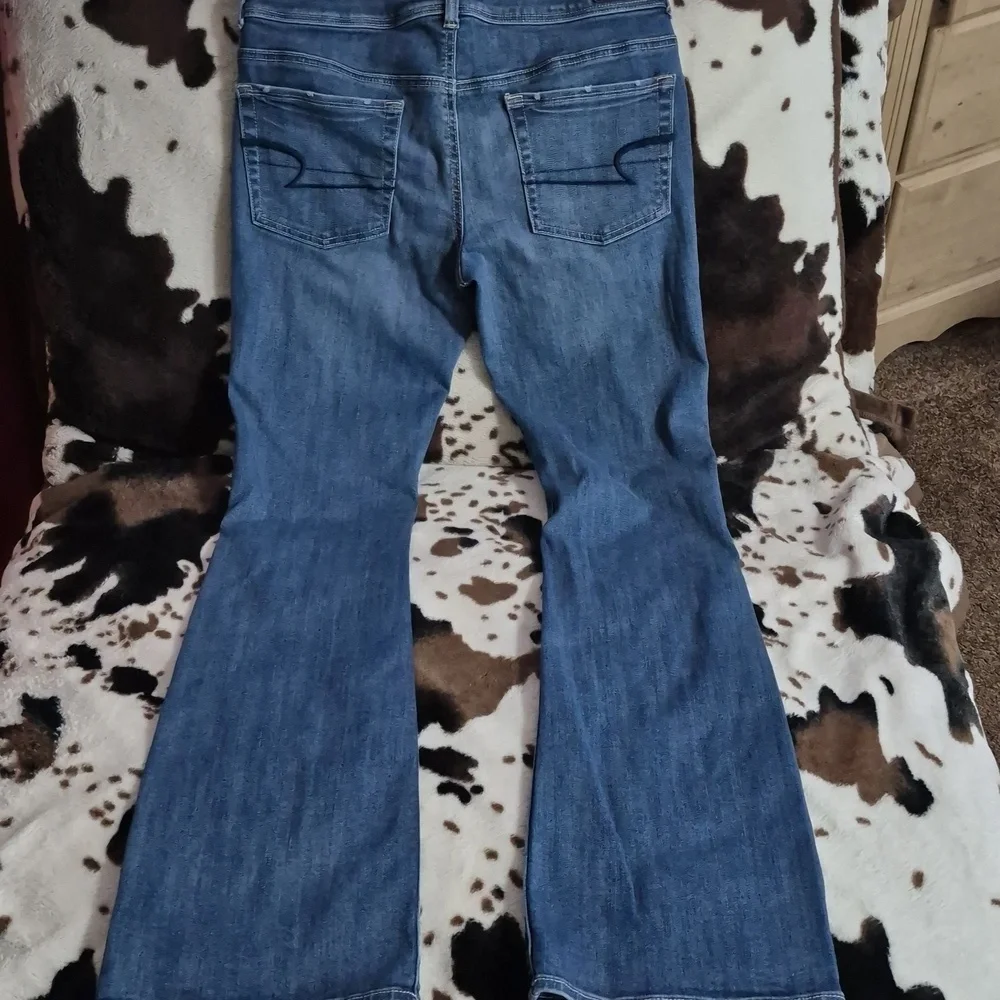 American Eagle Outfitters, Kick Boot, Womens Boot Cut Jeans, Size 8 Long. - Picture 7 of 14